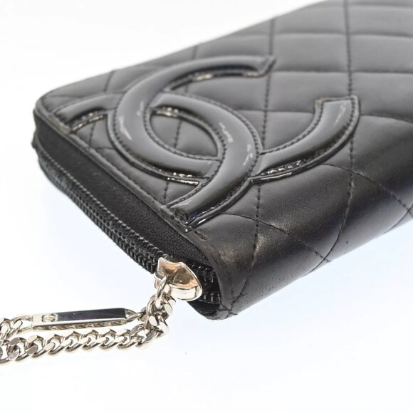 ❤️CHANEL Cambon Black Leather Wallet/Clutch❤️ - Picture 4 of 16